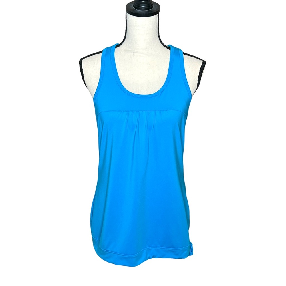 Athleta Blue Active Sleeveless Racerback Athletic Workout Tank Top Size M